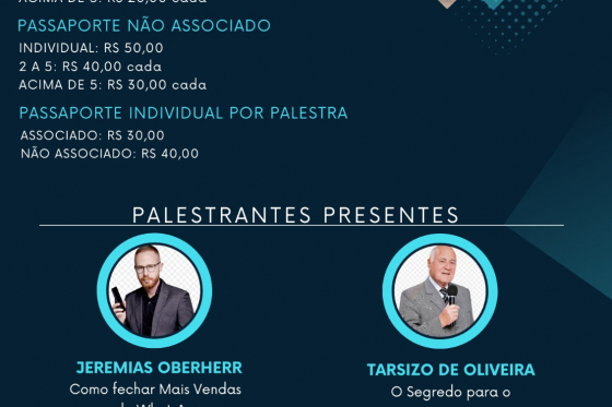 A acico realizou no dia 05/09 a primeira palestra do congresso