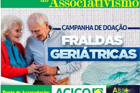 Campanha de doação de Fraldas Geriátricas