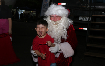 Sorteio e Chegada do Papai Noel Acico