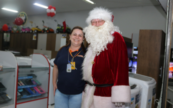 Sorteio e Chegada do Papai Noel Acico